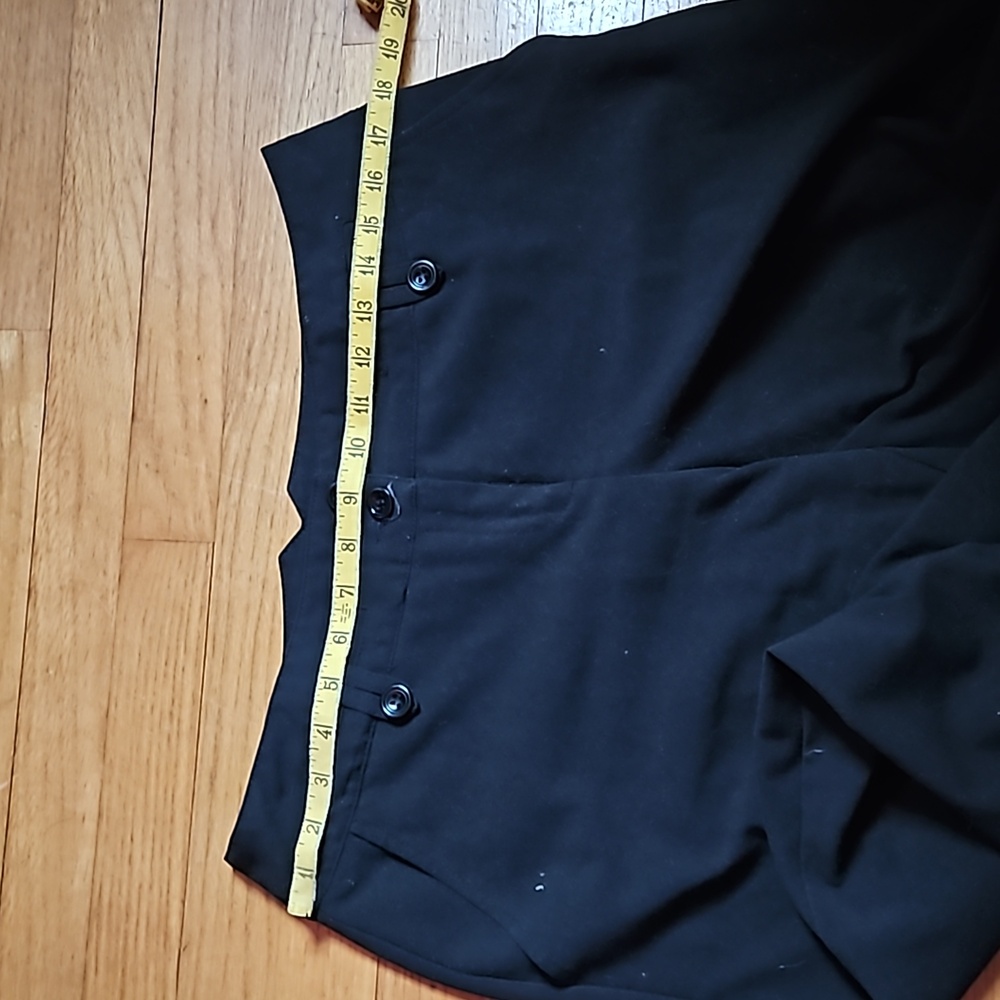 1/2 PRICE🔻Dress Barn Size 10P Flair Legged Bell Bottom Black Dress Pants - Picture 4 of 10